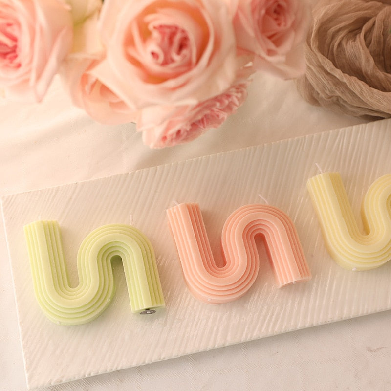 ריפל - נר ריחני - בצורת גל