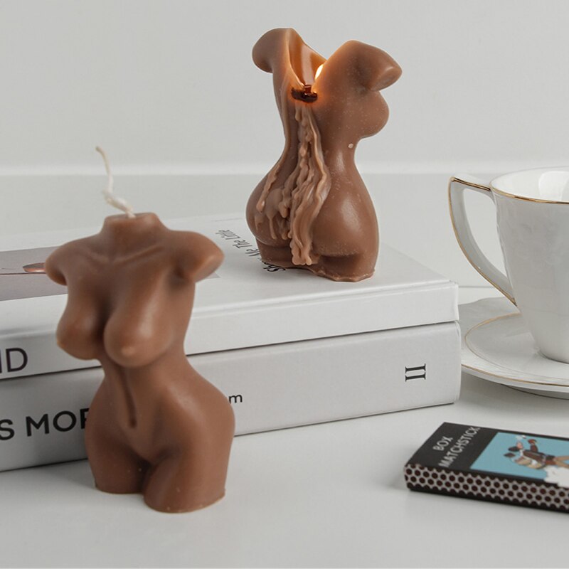 חווה - נר סויה ריחני בצורת פסל גוף האישה