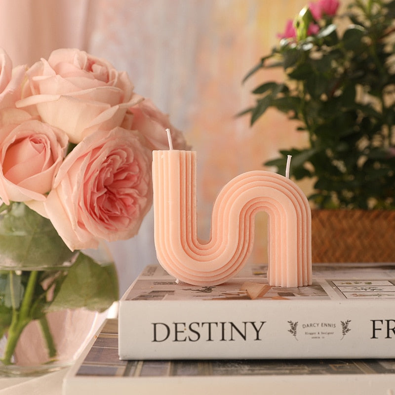 ריפל - נר ריחני - בצורת גל